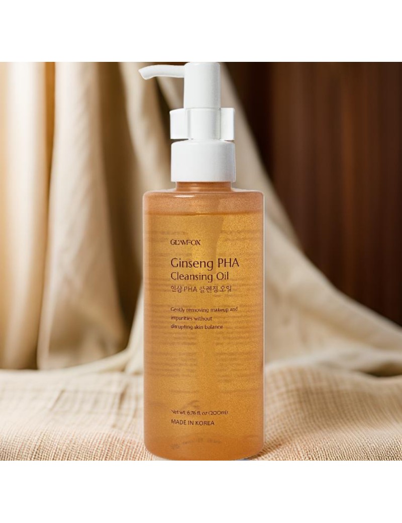 GLAMFOX Ginseng PHA Cleansing Oil, 200 ml