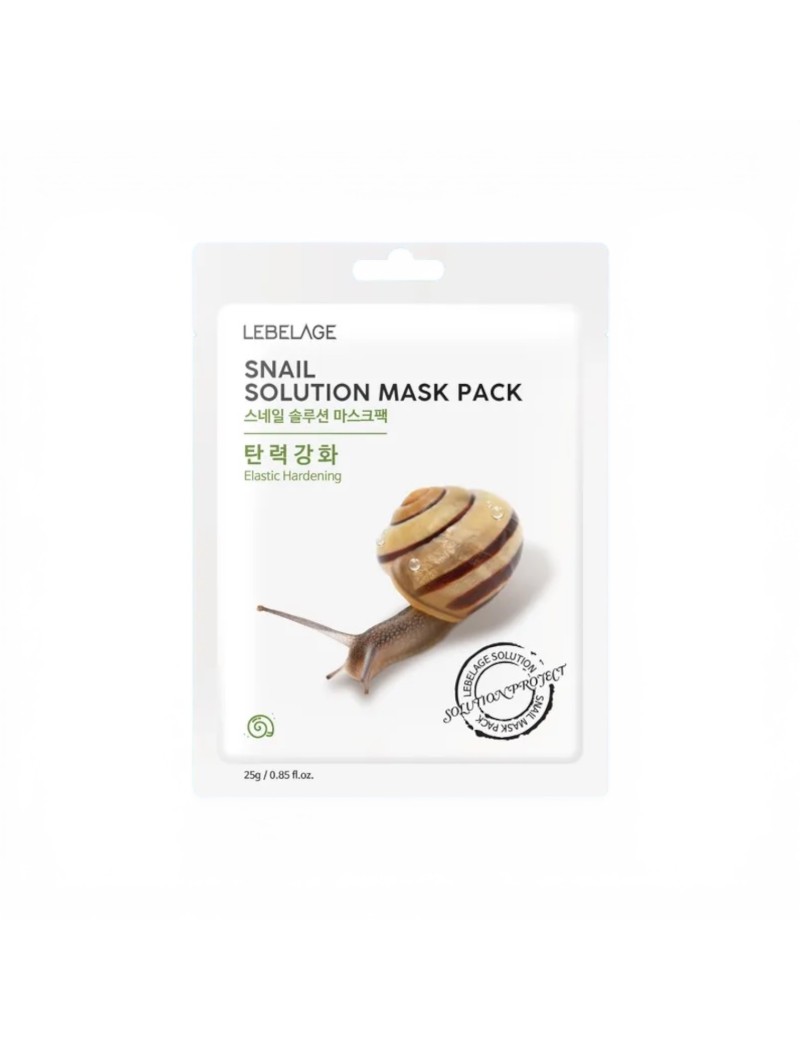 Lebelage maska Snail Solution Mask Pack, 25 g